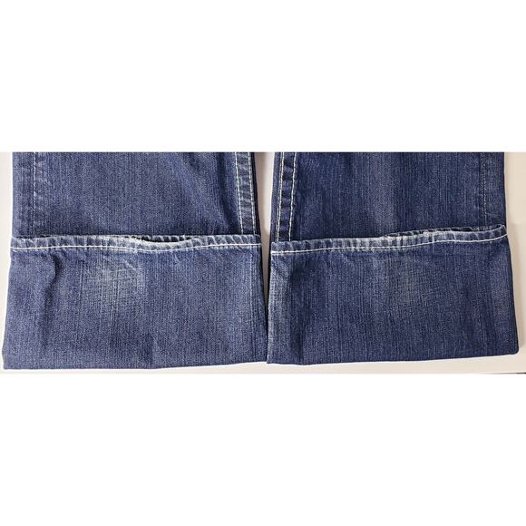 BIG STAR Pioneer Regular Boot Cut Jeans Men's 38L Medium Wash Thick Stitching - Picture 7 of 16